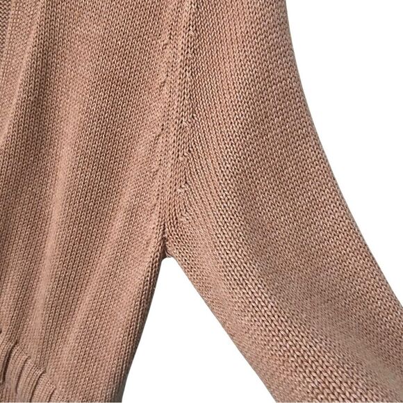 Vintage Guess Jeans Open Front Tan Cardigan Sweater in Size Large - Picture 7 of 8